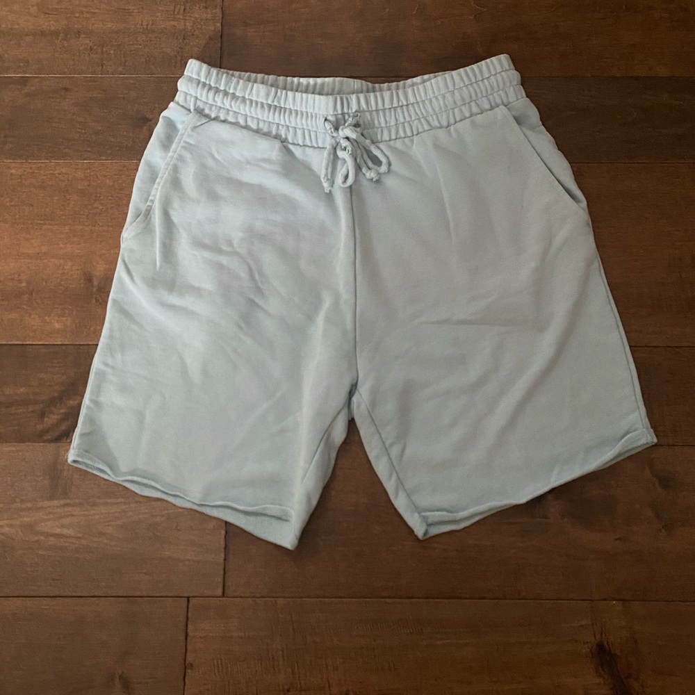 Teal colored Sweat Shorts